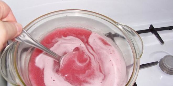 Рецепт мусса клюквенного