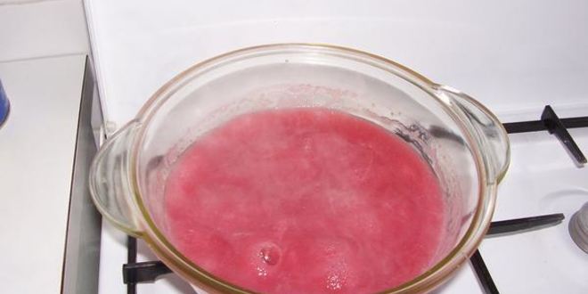 Рецепт мусса клюквенного