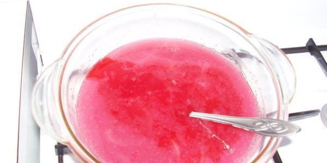 Рецепт мусса клюквенного