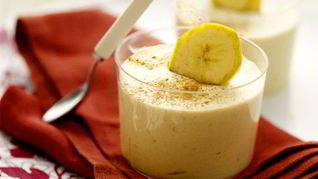 Рецепт Нежного бананового мусса