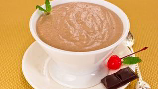 Рецепт Шоколадного мусса на манной крупе