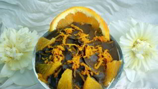 Рецепт Шоколадного мусса с авокадо и апельсином