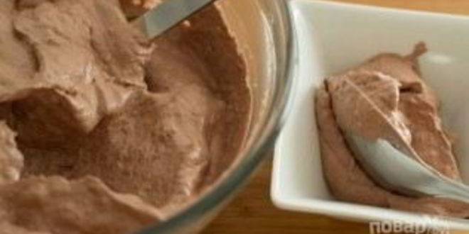 Рецепт шоколадного мусса