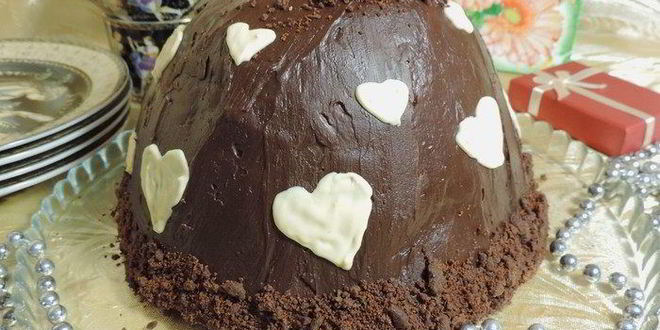 Рецепт торта-купола цукотто с апельсиновым и шоколадным муссами