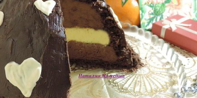 Рецепт торта-купола цукотто с апельсиновым и шоколадным муссами