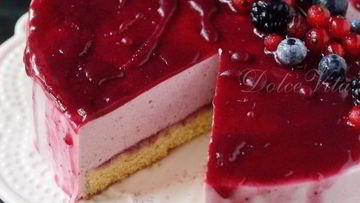 Рецепт Торта-мусса с черной смородиной