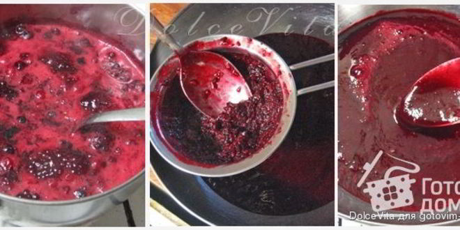Рецепт торта-мусса с черной смородиной