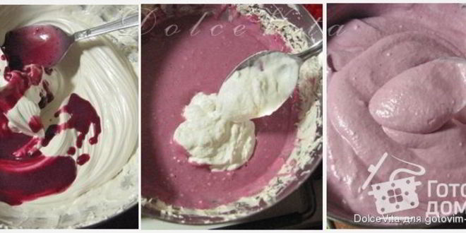 Рецепт торта-мусса с черной смородиной