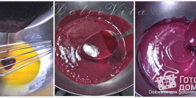 Рецепт торта-мусса с черной смородиной