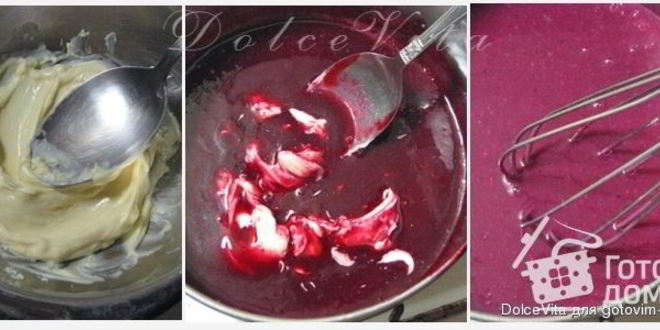 Рецепт торта-мусса с черной смородиной