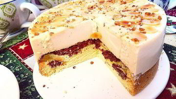 Рецепт Торта-мусса с соленой карамелью