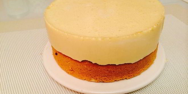 Рецепт торта-мусса с соленой карамелью