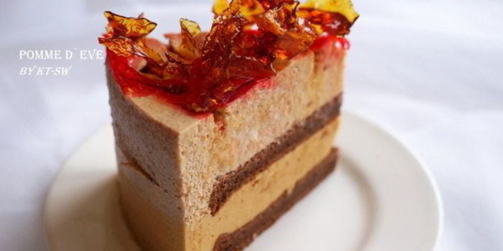 Как приготовить торт-мусс яблоко евы