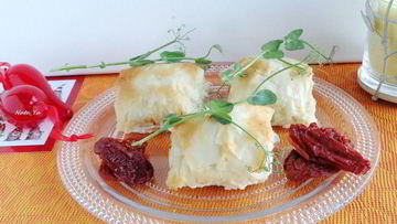 Рецепт Трески под муссом в тесте фило