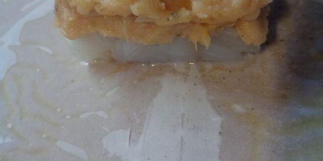 Рецепт трески под муссом в тесте фило