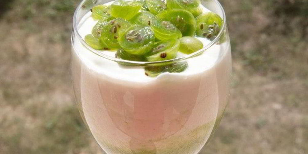 Как приготовить творожный мусс с крыжовником