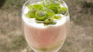 Рецепт Творожного мусса с крыжовником