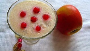 Рецепт Яблочного мусса на манной крупе