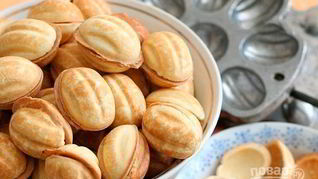 Рецепт Орешка со сгущенкой