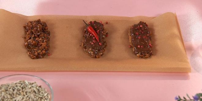 Рецепт острых козинаков с кремом шарлот