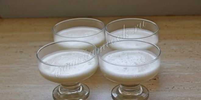 Рецепт панны котта с клубникой