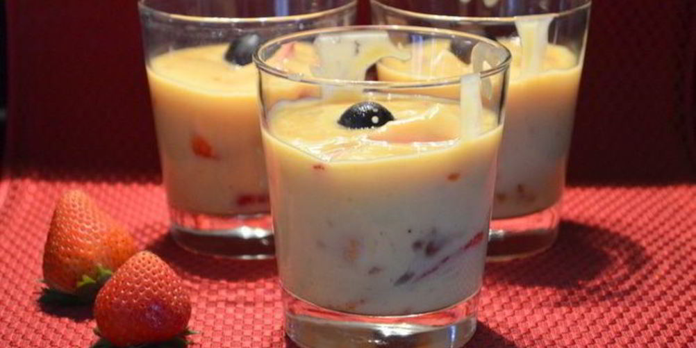 Как приготовить парфе-пудинга клубничного