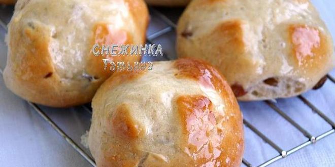 Рецепт английских пасхальных булочек