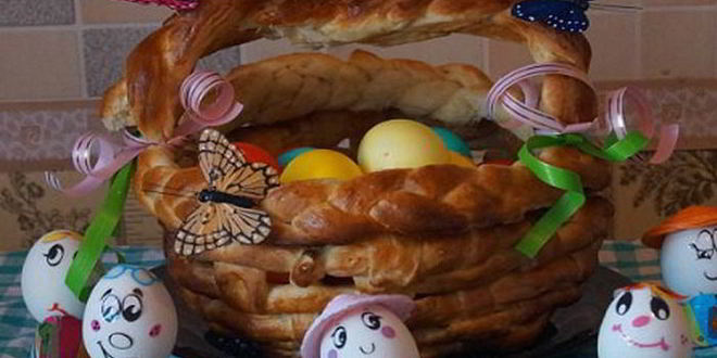 Рецепт ароматного пасхального венка
