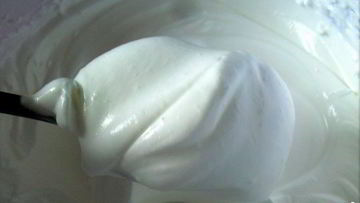 Рецепт Белковой глазури на кулич