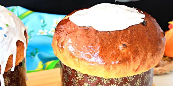 Рецепт быстрого пасхального кулича