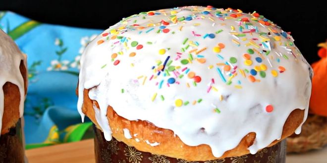 Рецепт быстрого пасхального кулича