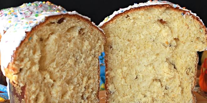 Рецепт быстрого пасхального кулича