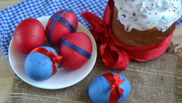 Рецепт Красивых пасхальных яиц