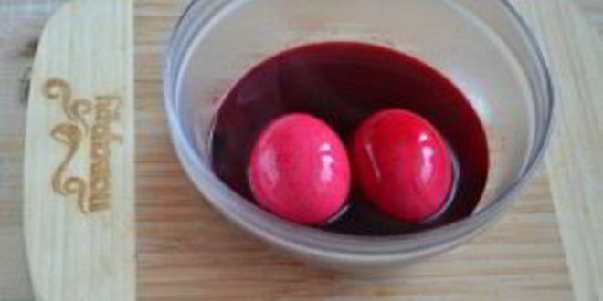 Рецепт красивых пасхальных яиц