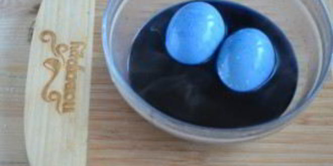 Рецепт красивых пасхальных яиц