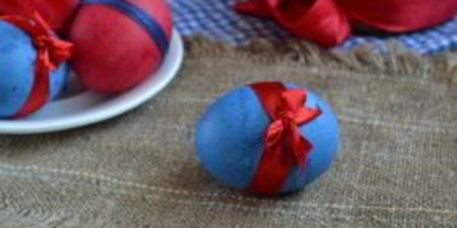 Рецепт красивых пасхальных яиц