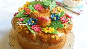 Рецепт Кулича плетеного