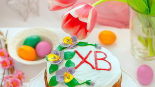 Рецепт Кулича с апельсиновыми цукатами и ванилью