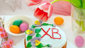 Рецепт Кулича с апельсиновыми цукатами и ванилью