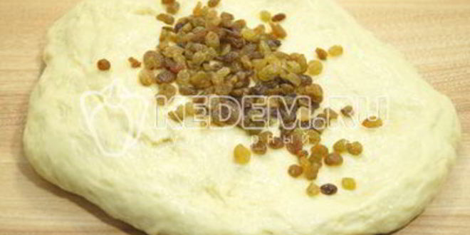 Рецепт кулича с изюмом