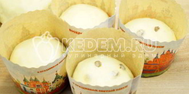 Рецепт кулича с изюмом