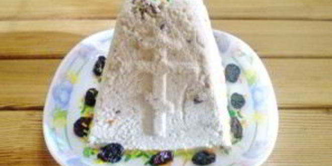 Рецепт пасхи из творога