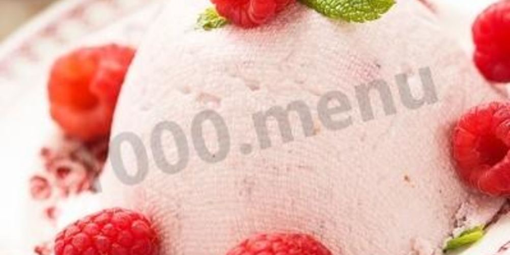 Как приготовить пасху малиновую