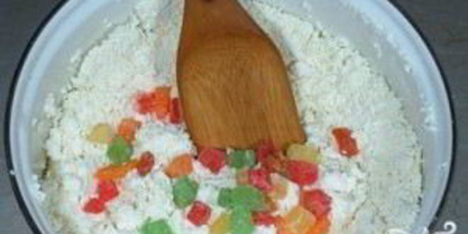 Рецепт пасхи со сливками и цукатами