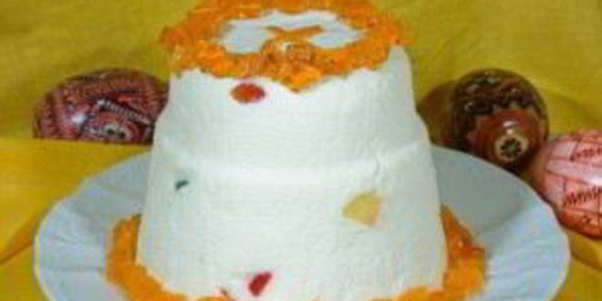 Рецепт пасхи со сливками и цукатами