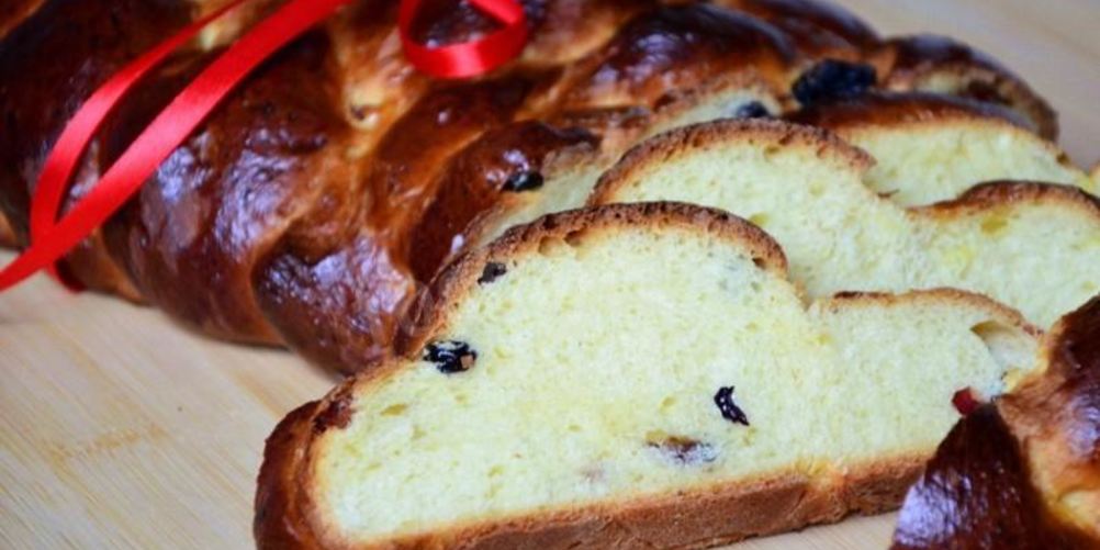 Как приготовить пасхальную булку с изюмом