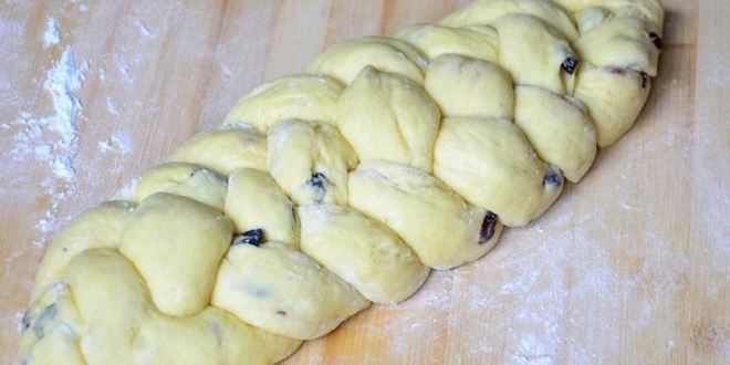 Рецепт пасхальной булки с изюмом