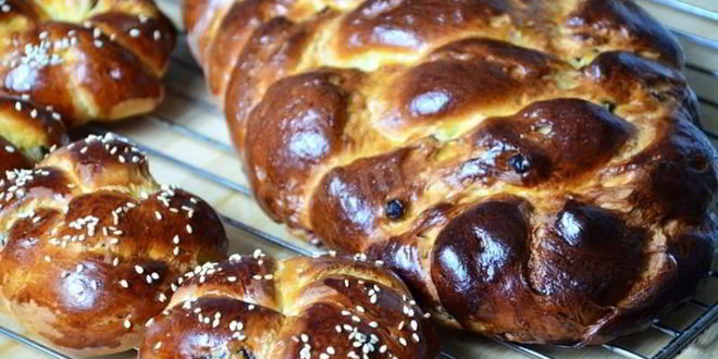 Рецепт пасхальной булки с изюмом