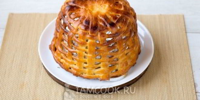 Рецепт пасхальной корзинки из теста