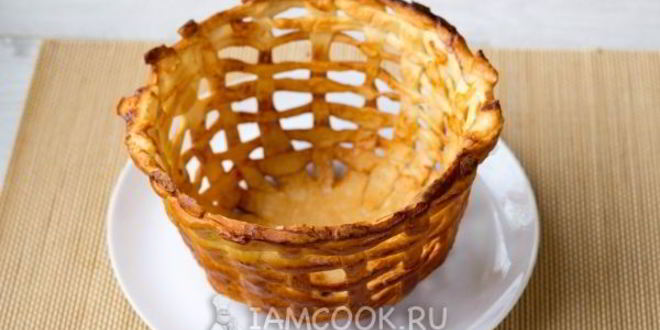 Рецепт пасхальной корзинки из теста
